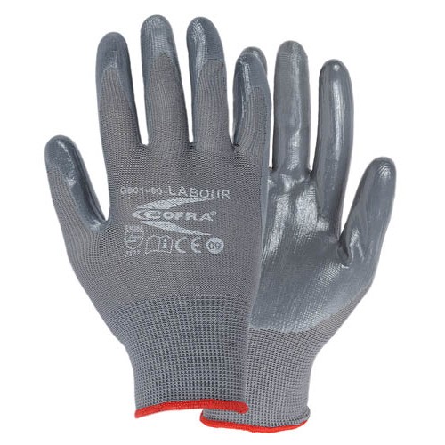 Cofra LABOUR Protective nitrile gloves Size L